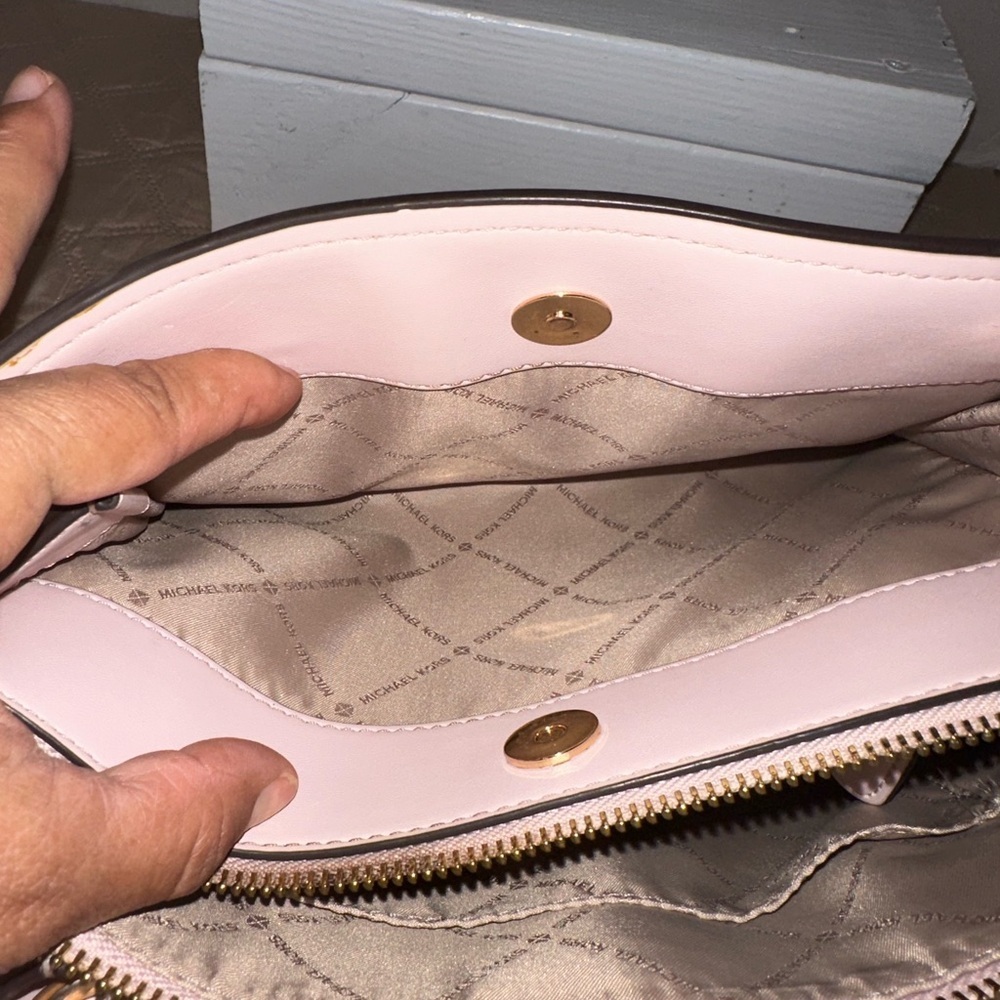 Michael Kors Pink Satchel with Silver Hardware - Picture 8 of 14